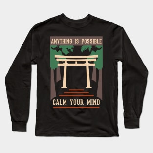 anything is possible calm your mind recolor 02 Long Sleeve T-Shirt